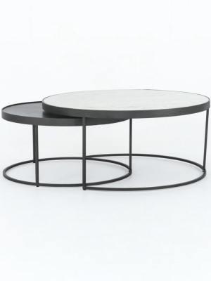 Evelyn Round Nesting Coffee Table