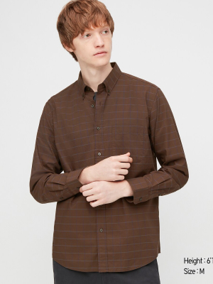 Men Extra Fine Cotton Broadcloth Long-sleeve Shirt