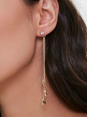 Butterfly Drop-chain Earrings