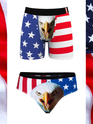 The Stars & Stripes | American Flag Ball Hammock® Boxer And Cheeky Underwear Pack