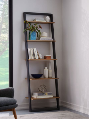 Ladder Bookshelf - Wide (sand/stone)