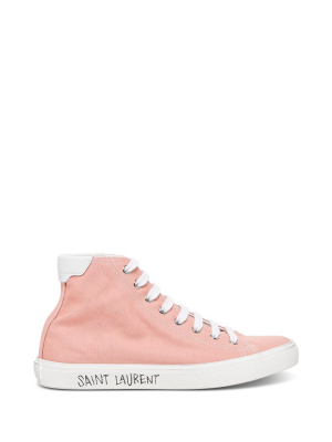 Saint Laurent Malibu Mid-top Sneakers