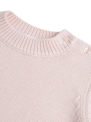 Soft Pink Knit Sweater