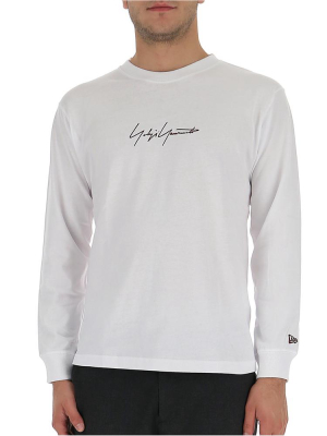 Yohji Yamamoto Logo Embroidered Sweatshirt