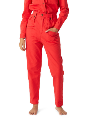 High Risk Red High Waisted Pant