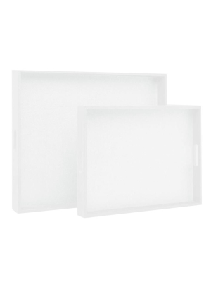 Made Goods Voleta Tray Set - Designer White