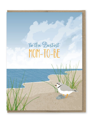 Mom - To - Be Bird On The Beach Card - Mp4