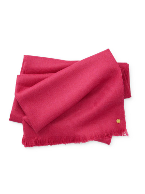 Fuchsia Baby Alpaca Throw - Blanket