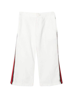 Gucci Kids Side Stripe Pants