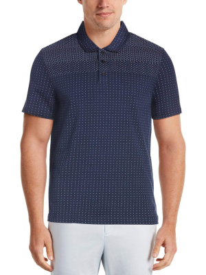 Ultra Soft Touch Pima Cotton Ombre Geo Print Polo