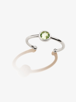 Peridot Birthstone Ring, August