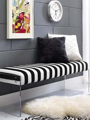 Envy Paris Velvet/acrylic Bench