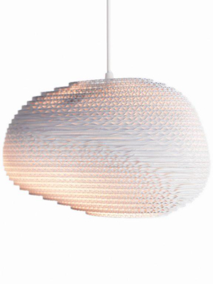 Alki Scraplights Pebbles Pendant In White