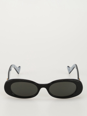 Gucci Eyewear Oval Frame Sunglasses