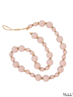 Wooden Prayer Beads Blush