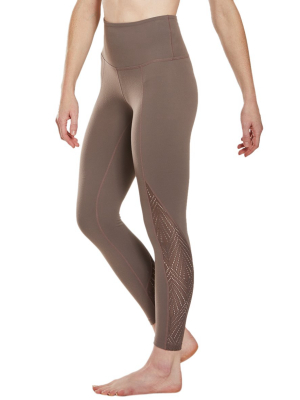 Beyond Yoga Mesh In Line High Waist Midi Leggings