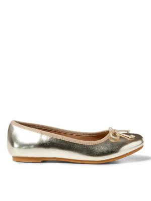 Nellie Metallic Ballet Flat