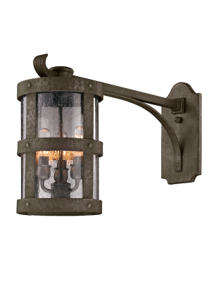 Barbosa Wall Lantern Extended Arm Medium By Troy Lighting