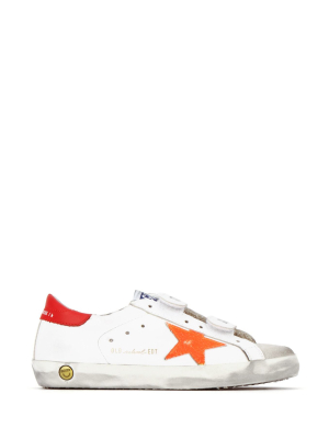 Golden Goose Kids Old School Velcro Strap Sneakers