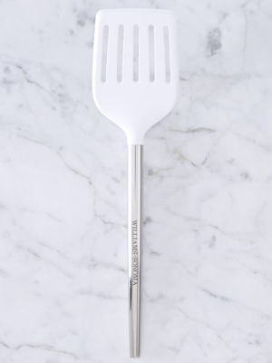 Williams Sonoma Stainless-steel Silicone Slotted Turner/spatula