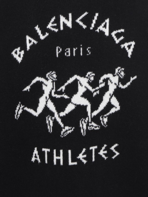 Balenciaga Athletes Intarsia Knit Sweater