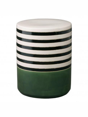 Stripe Garden Stool/table