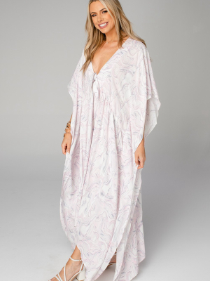 Buddylove Mamie Caftan Maxi Dress - Quartz