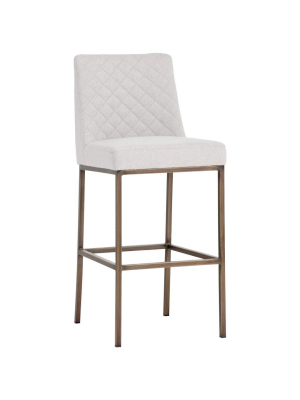 Leighland Bar Stool, Light Grey