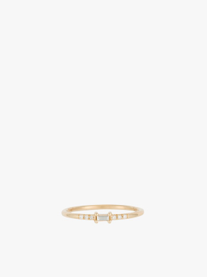 Petite Baguette Equilibrium Ring