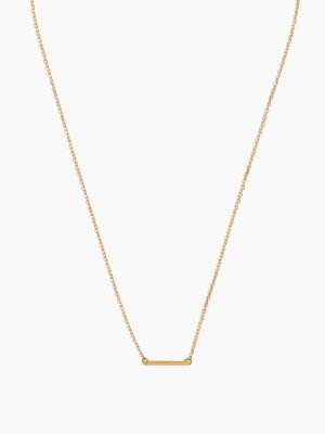 Delicate Collection Demi-fine Bar Necklace