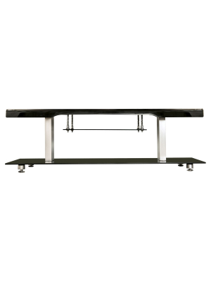 60" Dixon Contemporary Tv Console Black - Mibasics