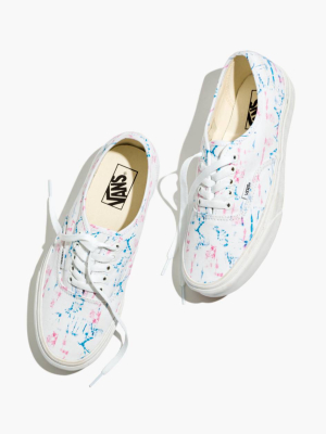 Madewell X Vans® Unisex Authentic Lace-up Sneakers In Tie-dye Canvas