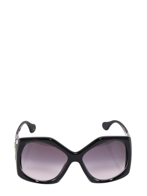 Gucci Eyewear Oversized Geometric Frame Sunglasses