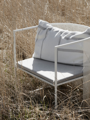 Architecture Cushion - Off White / Black Melange