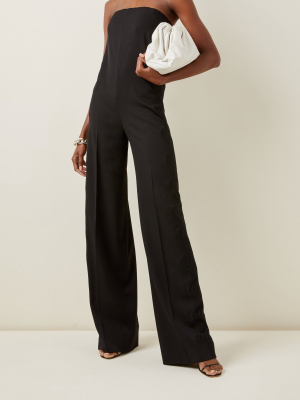 Hallie Pleated Tapered Jumpsuit