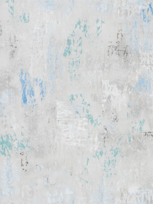 Impasto Wallpaper In Azure From The Tulipa Stellata Collection By Designers Guild