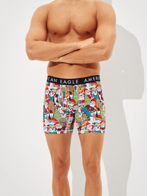 Aeo Xmas Characters 6" Classic Boxer Brief