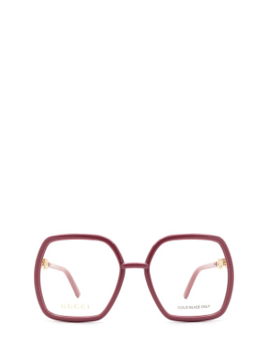 Gucci Eyewear Square Frame Glasses