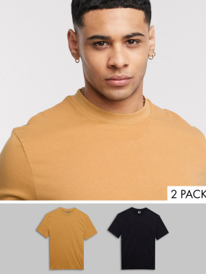 Asos Design 2 Pack T-shirt