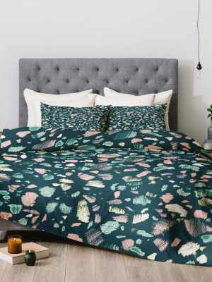 Pattern State Terrazzo Geometric Comforter Set - Deny Designs