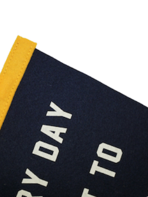 Kelle Hampton X Oxford Pennant - Every Day Is A Gift Pennant