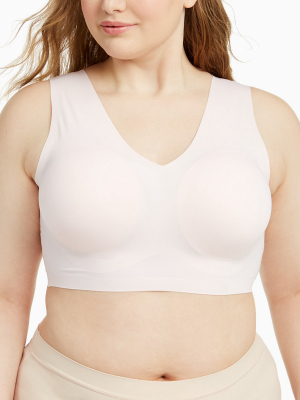 Invisibles Plus Lightly Lined Comfort V-neck Bralette