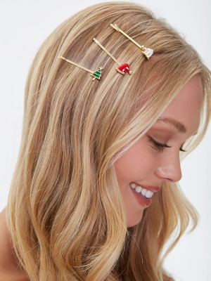 Christmas Bobby Pin Set