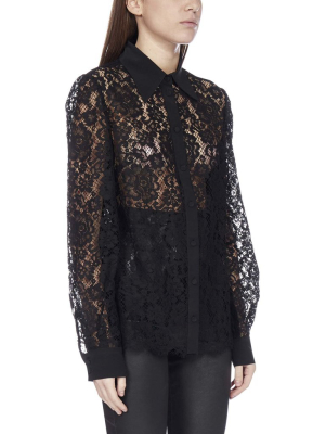 Dolce & Gabbana Lace Detailed Shirt