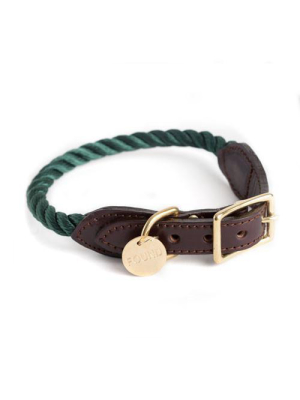Marine-grade Cat & Dog Collar - Hunter Green