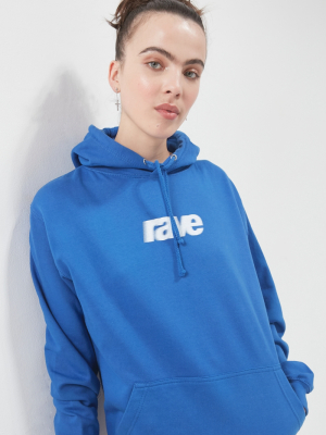 Rave Skateboards Blurry Logo Hoodie Sweatshirt