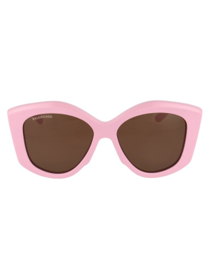 Balenciaga Eyewear Butterfly Frame Sunglasses