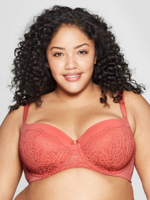 Women's Plus Size Lightly Lined Balconette Bra - Auden™