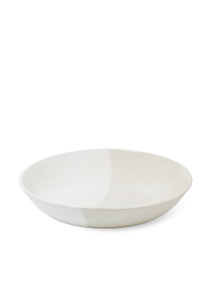 Dipped Shallow Serving Bowl