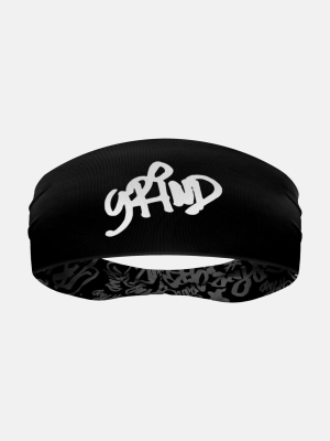 Grind Graffiti Black White Headband